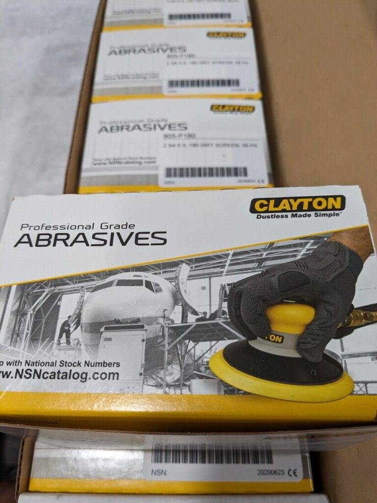 Clayton Professional Grades Abrasives Screens 2-3/4" X 5" 180G Qty 250 805-P180