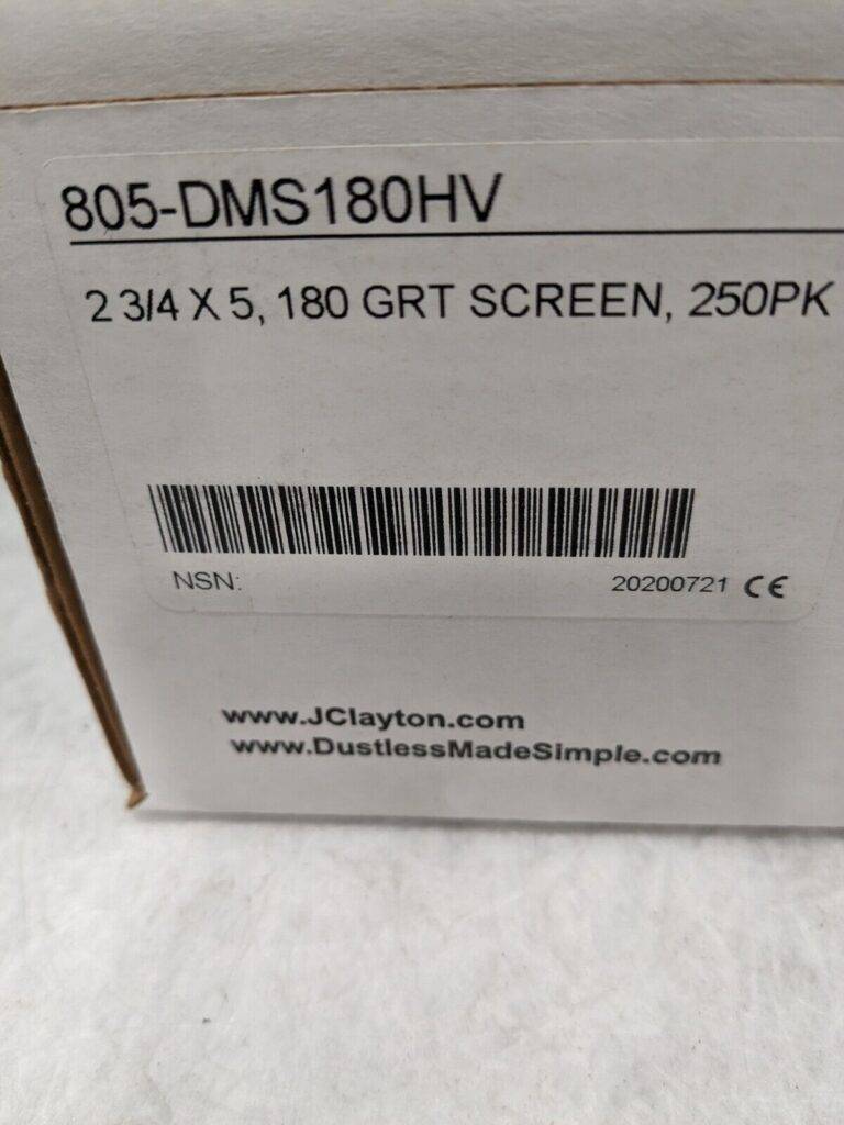 Clayton Professional Grades Abrasives Screens 2-3/4" X 5" 180G Qty 250 805-P180