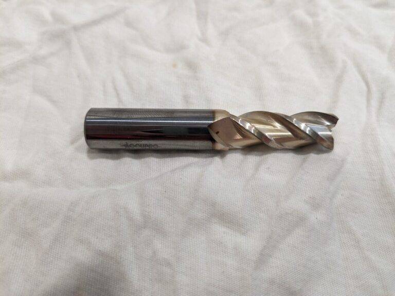 ACCUPRO Square End Mill: 1/2" Dia, 1-1/4" LOC, 3 Fl carbide 12179740