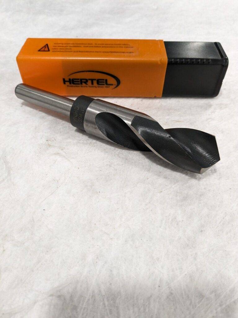 HERTEL Reduced Shank Drill Bit: 1'' Dia, 1/2'' Shank Dia, 118 ° 77428902