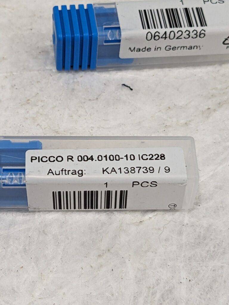 ISCAR Grooving Tool: SC, 4 mm Shank Dia, 1 mm Groove Width Qty 2 6402336