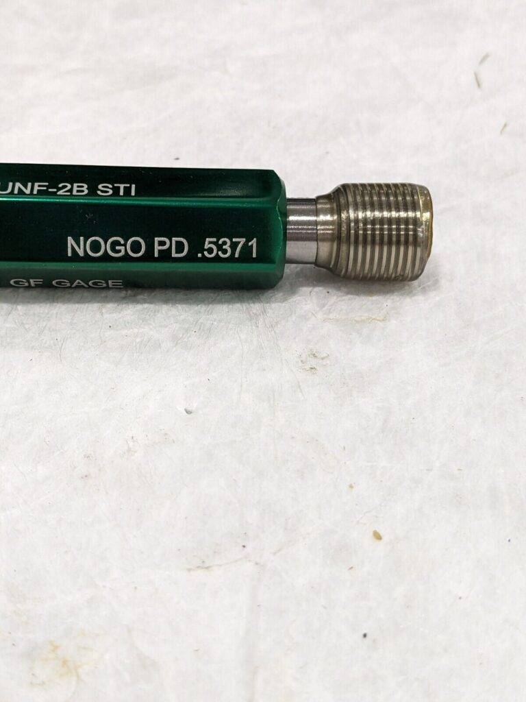 GF GAGE Plug Thread Insert 1/2-20 Thread, Steel, (STI) Class 2B NoGo H0500202BS