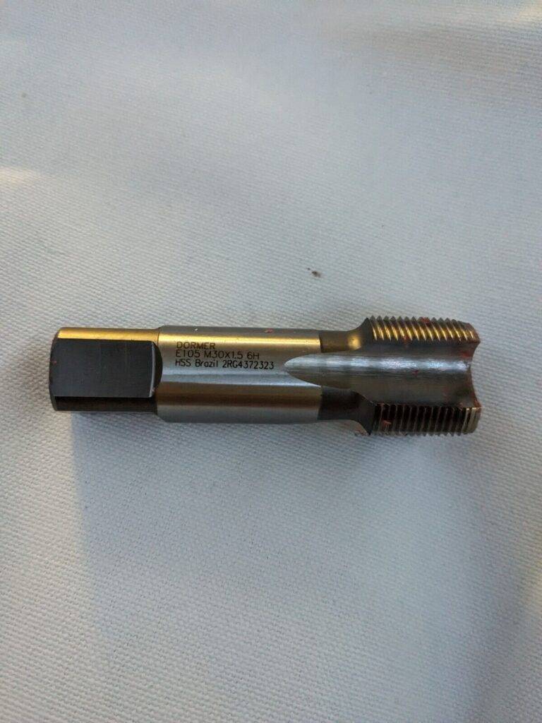 DORMER Straight Flute Tap: M30x1.50 Metric Fine, 4 Fl 5974946