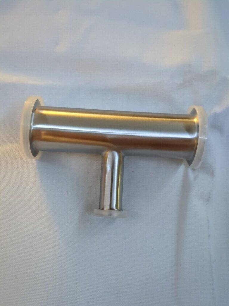 Sanitary Stainless Steel Pipe Tee: 1-1/2", Quick-Clamp Connection ZUSA-STF-QC-40