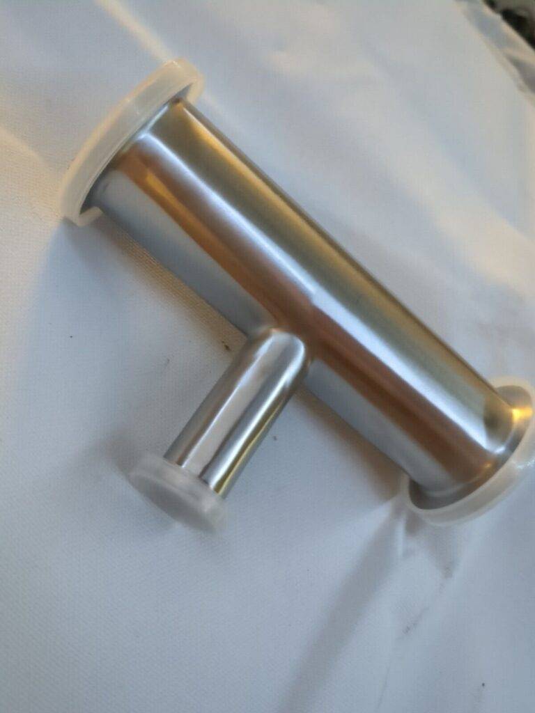 Sanitary Stainless Steel Pipe Tee: 1-1/2", Quick-Clamp Connection ZUSA-STF-QC-40