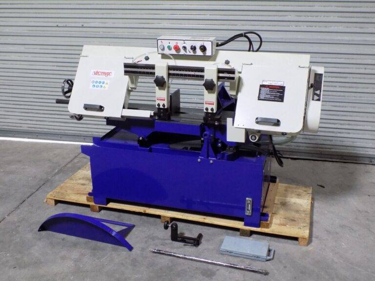 Vectrax Step Pulley Horizontal Bandsaw 10 x 16 Capacity 2 HP 220v 3 Ph DEFECTIVE