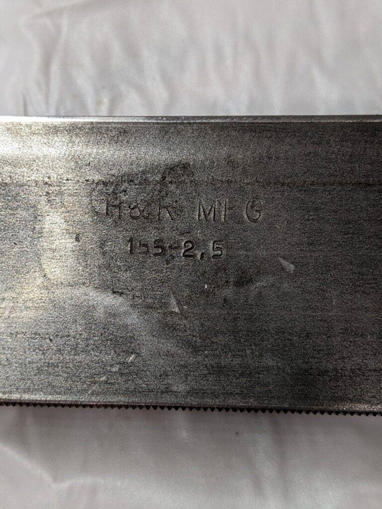 H&R Soft Lathe Chuck Jaw: Serrated 2-1/2″ OAW, 6-1/2″ OAL Qty 2 HR-155-2.5