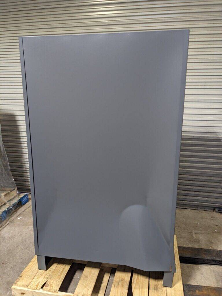 Durham Heavy Duty Storage Cabinet 4-Shelf 12 Ga. Steel 78" x 48" x 24" Damaged