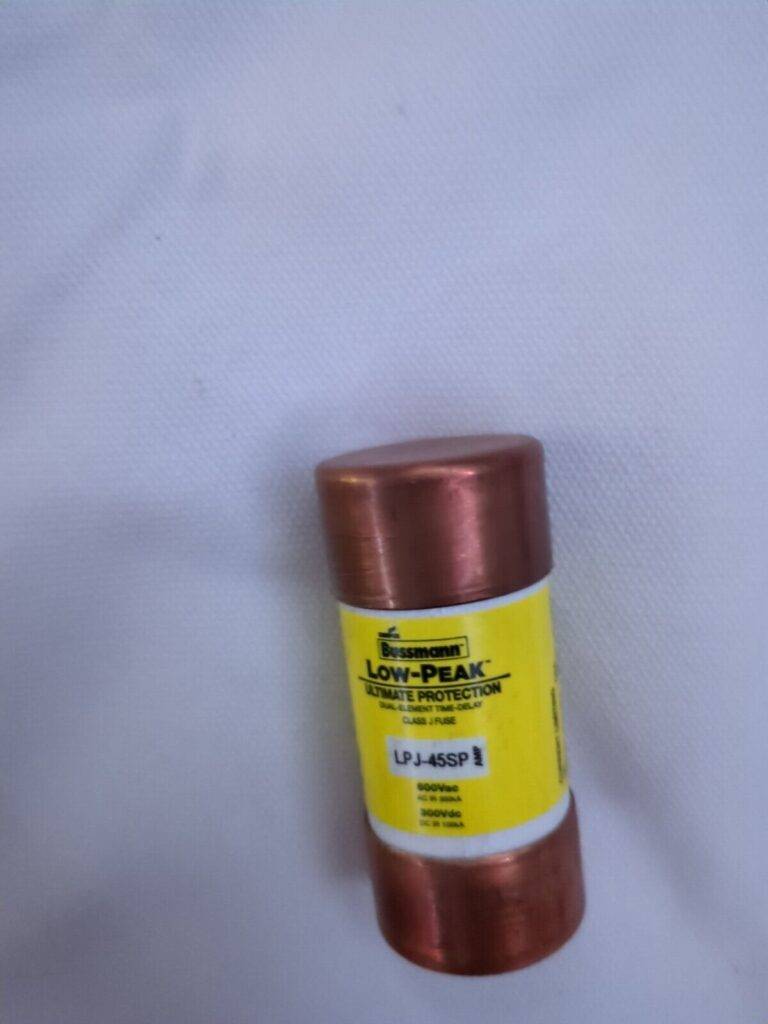 COOPER BUSSMANN Cartridge Time Delay Fuse: J, 45 A, 27 mm Dia LPJ-45SP