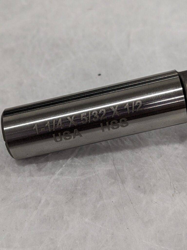 Moon Woodruff Keyseat Cutter: 1-1/4" Cut Dia, 5/32" Cut Width NWKY12-532