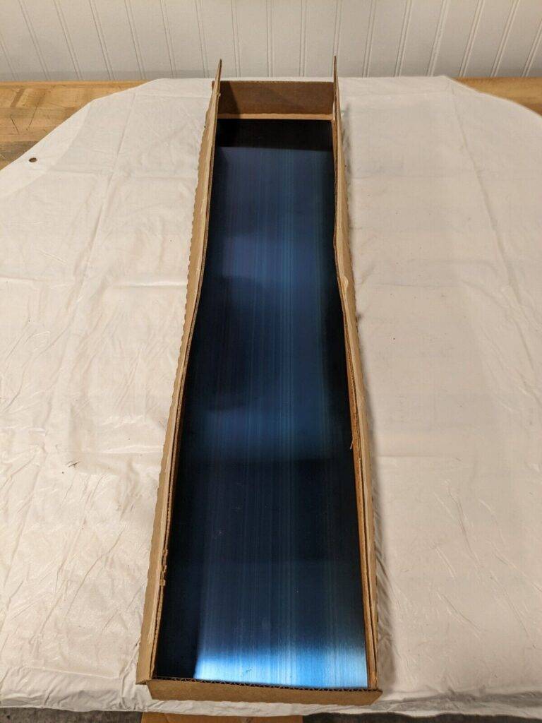 TBI 6" Wide x 25" Long x 0.01" Thick, Spring Steel Sheet Qty 2 M-6BLT25-10
