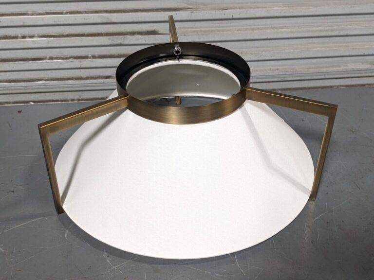 Hinkley Flush Mount LED Light Fixture 20" W. x 7.5" H. Brushed Bronze 3723BR