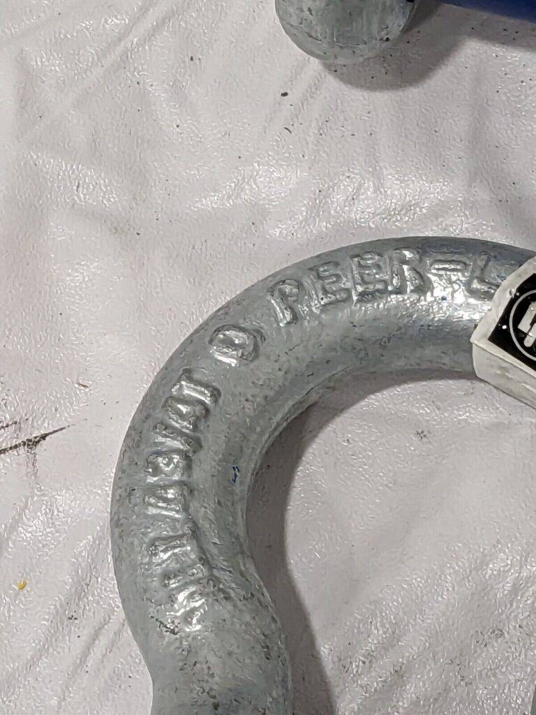 PEER-LIFT 3/4",Anchor Shackle 4 3/4 Ton Max Qty 4 8058705