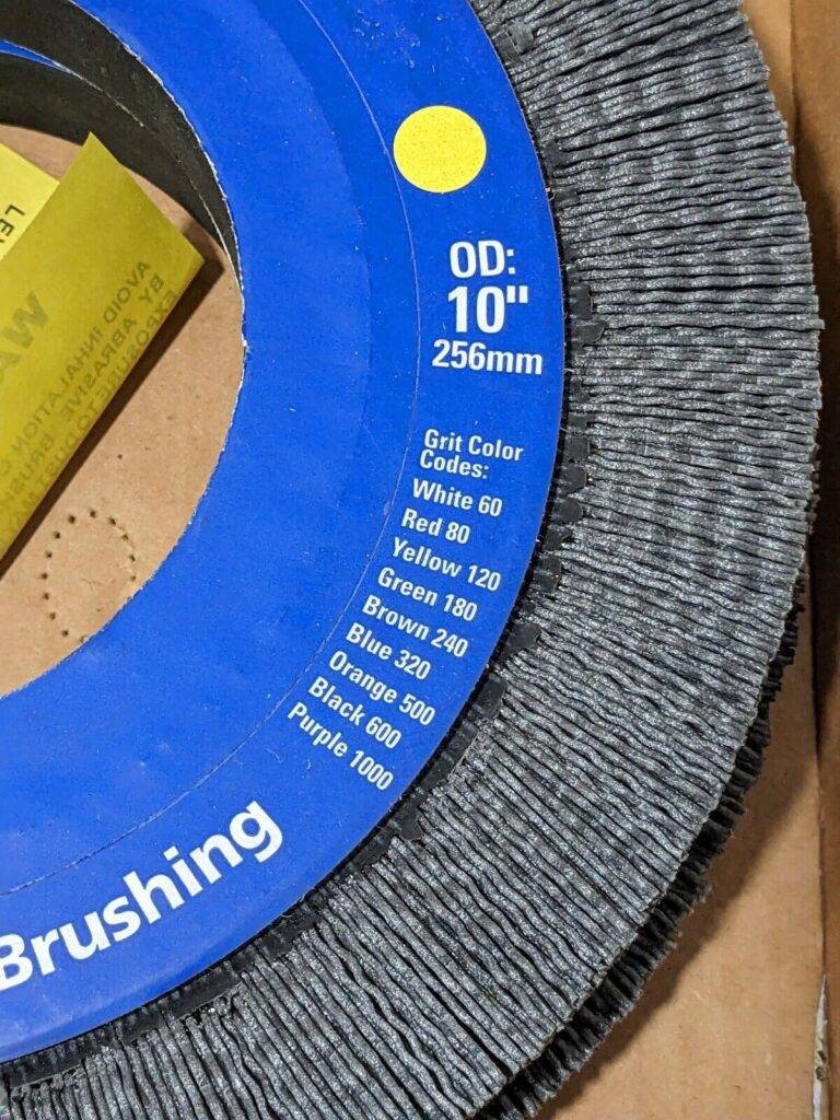 OSBORN Wheel Brush: 10" Wheel Dia, 1" Face Width, Crimped Qty 2 0004053100