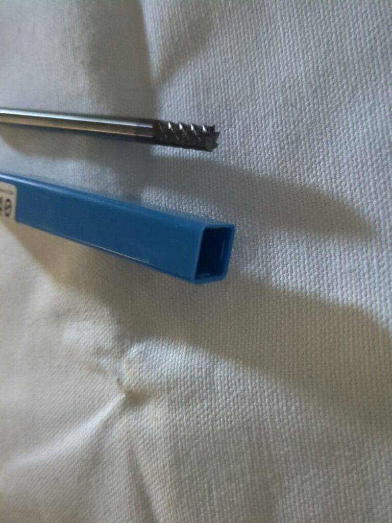 SGS Square End Mill: 6 mm Dia, 13 mm LOC 6fl carbide 46140