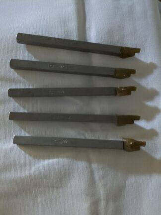 ACCUPRO 5pc Single-Point Tool Bit: LC-375080, 3/8" Shank Height LH ACC-LC375080
