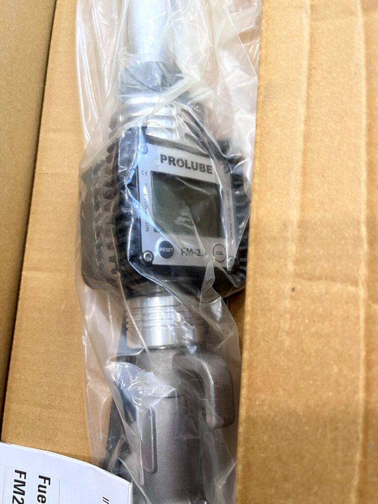 PRO-LUBE Manual Fuel Nozzle fitted with Digital Turbine Fuel meter