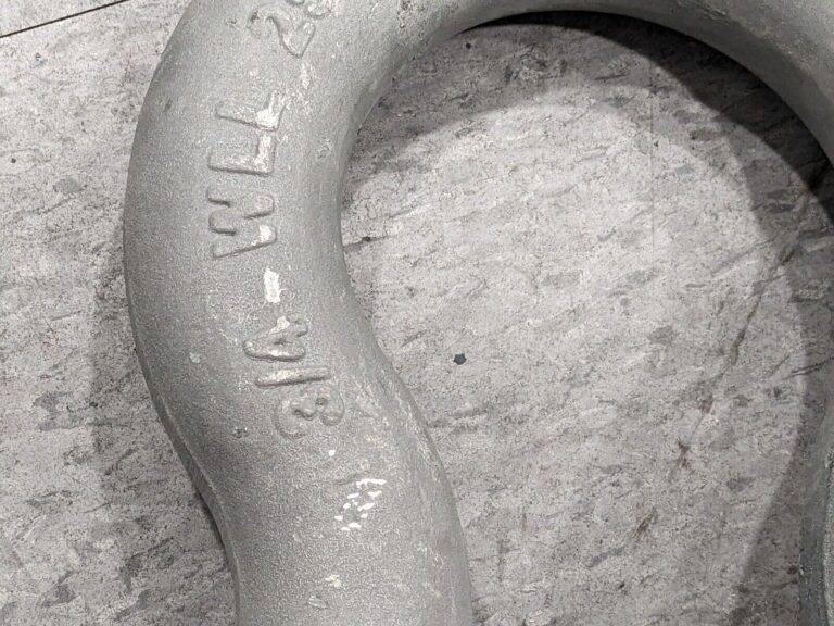 Campbell 1-3/4" ANCHOR SHACKLE,BOLT TYPE,H/G 5392835