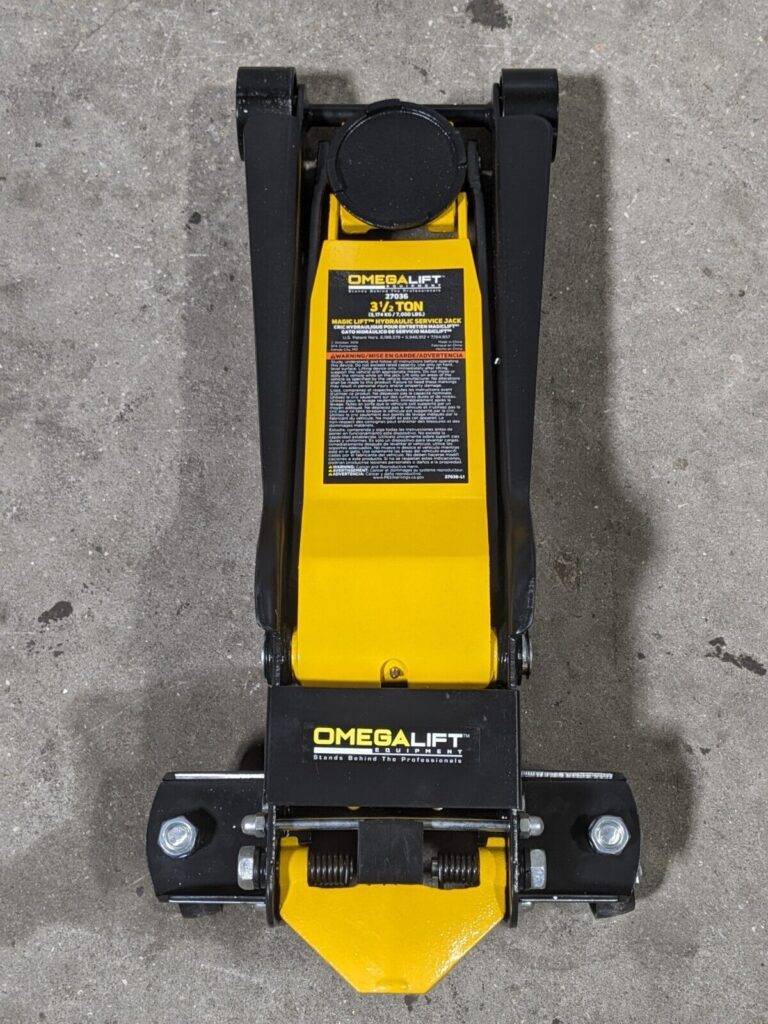 Omega Lift 3-1/2 Ton Hydraulic Service Jack 3-3/4" to 21-5/8" Height 27036