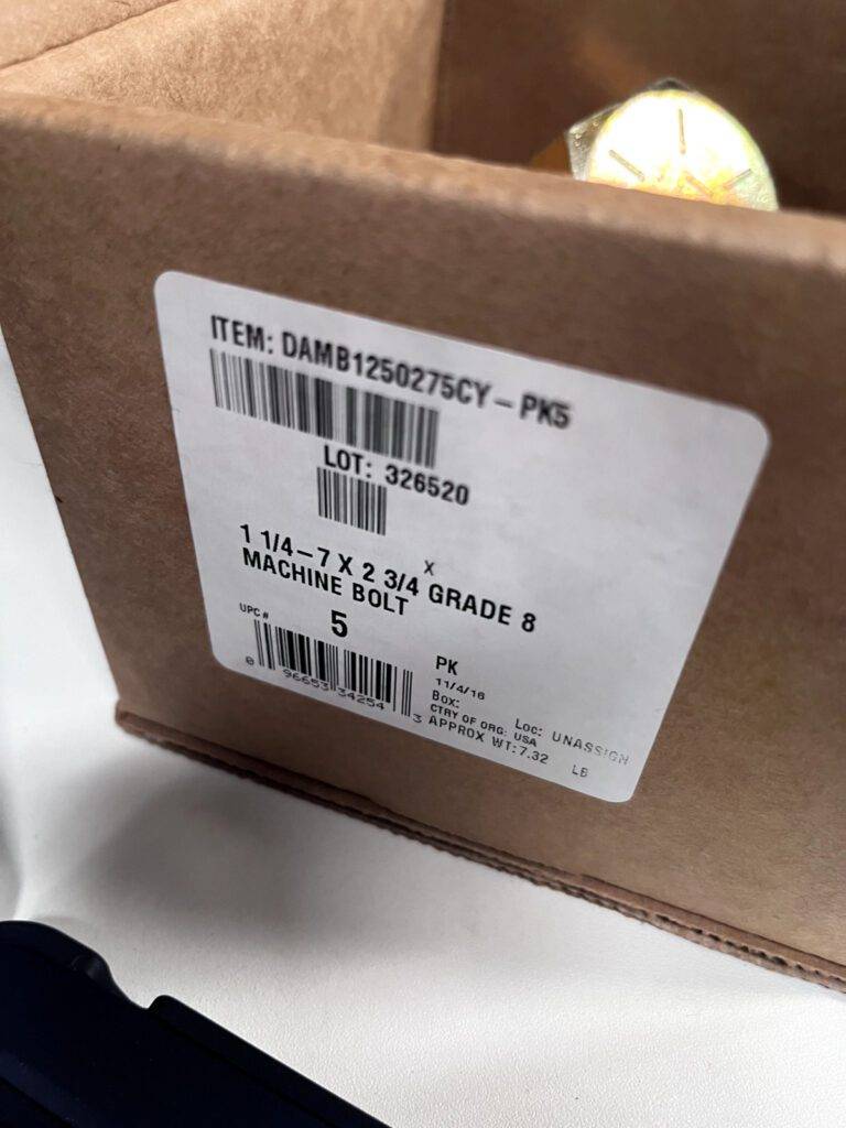 Hodell Hex Head Cap Screw Fully threaded QTY 5 67529644
