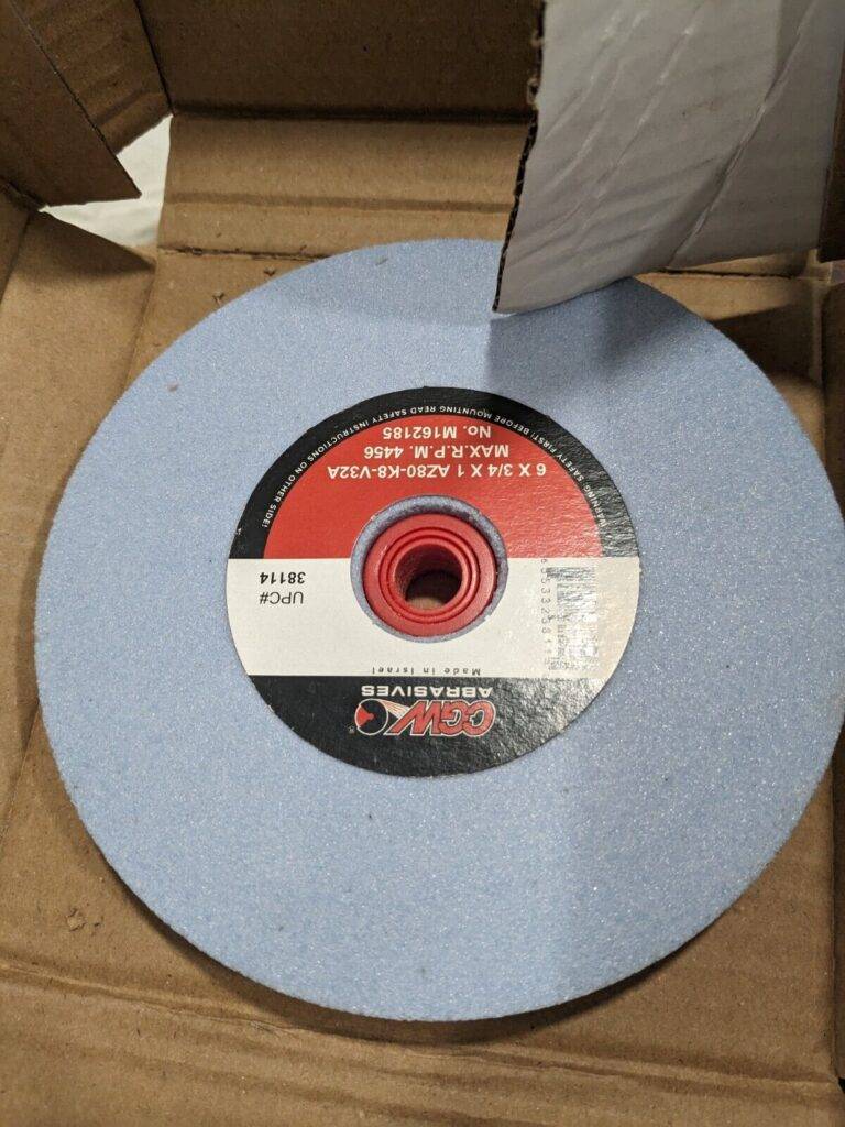 CGW ABRASIVES Bench & Pedestal Grinding Wheel: 6" Dia, 3/4" Thick 38114