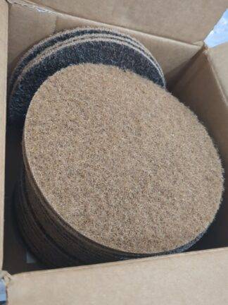 MERIT ABRASIVES 25ct Hook & Loop Disc 7" Dia NonWovenAluminum Oxide 05539512525