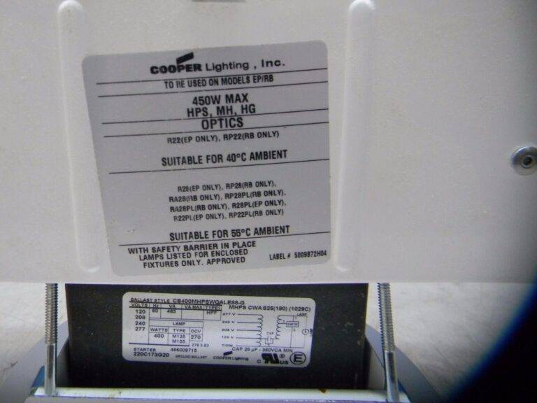 Cooper Lighting Low Bay Ballast Housing 400 Watt 24" x 28" x 24" 11987693