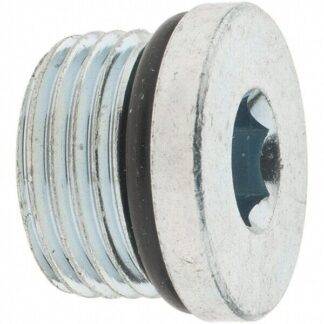 PARKER 10pk Industrial Pipe Hex Socket Plugs 3/4-16 Male Thread P00208