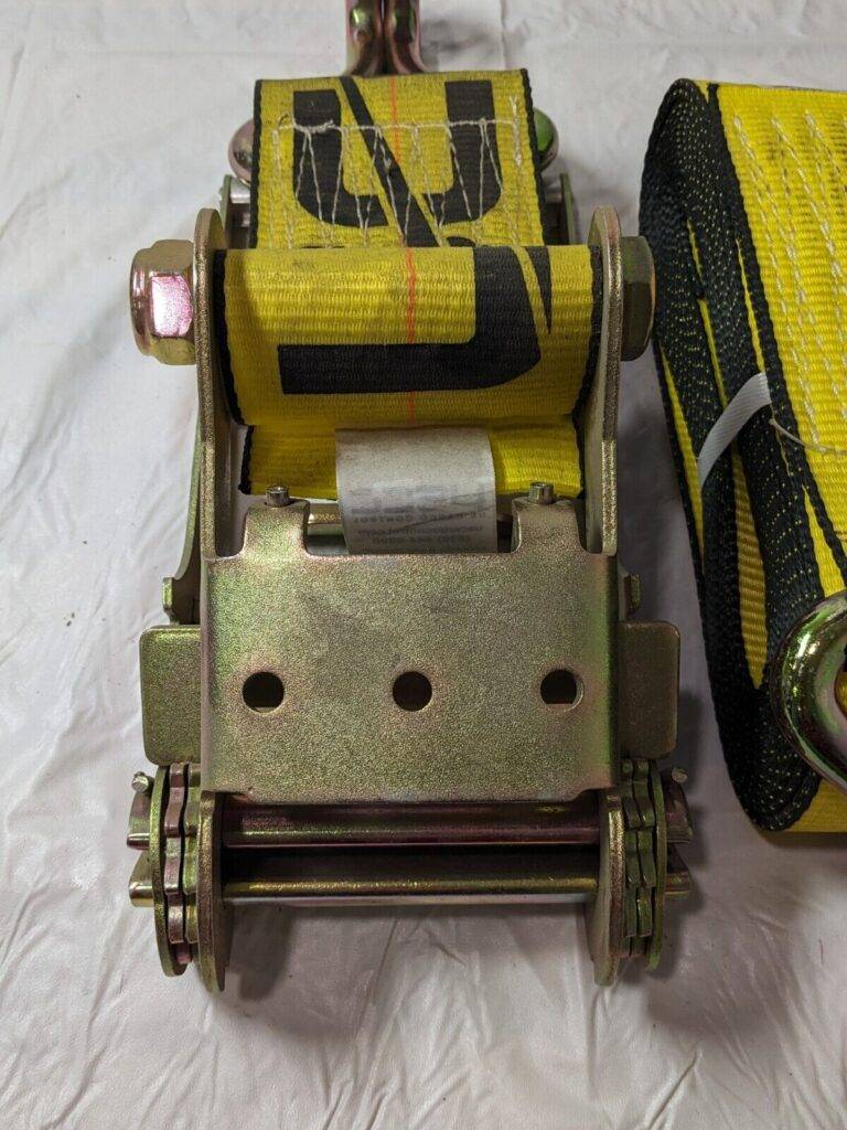 US Cargo Polyester Tie Down: 30' Long, 4" Wide, 5400 lb 8530WH-Y