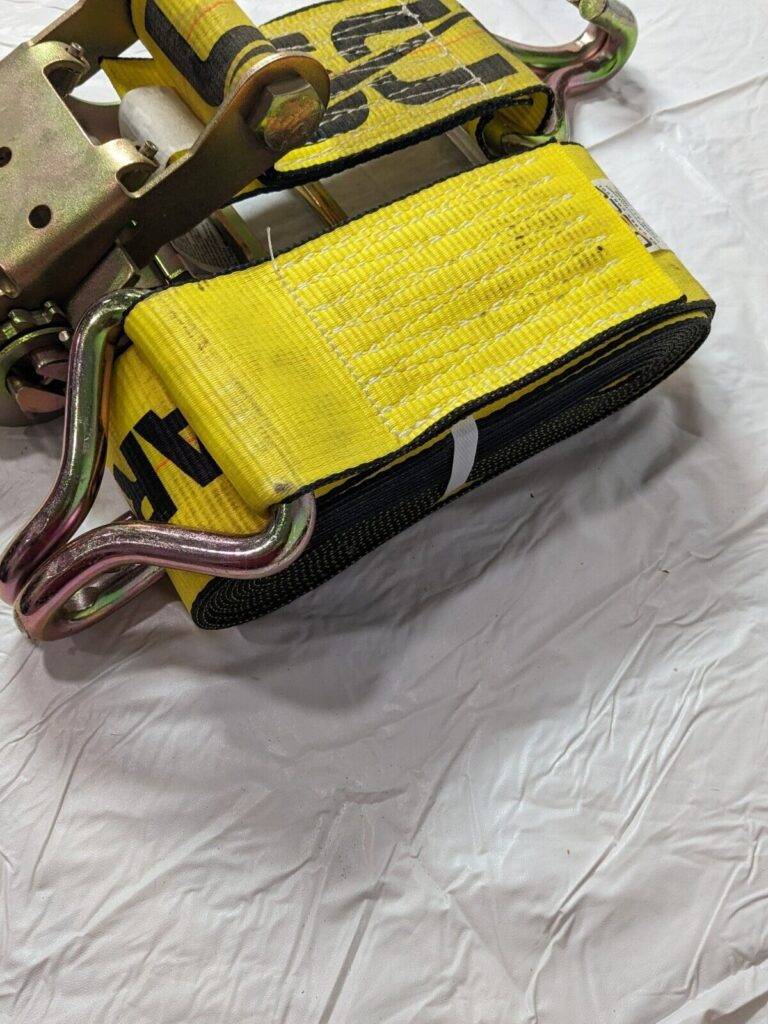 US Cargo Polyester Tie Down: 30' Long, 4" Wide, 5400 lb 8530WH-Y