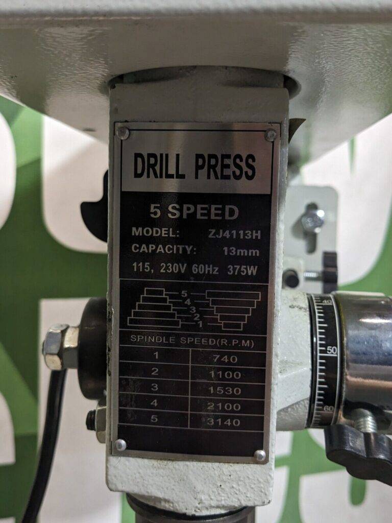 Enco Bench Drill Press 13mm Capacity 5-Speed 740 - 3140 RPM 1/2 HP 115v
