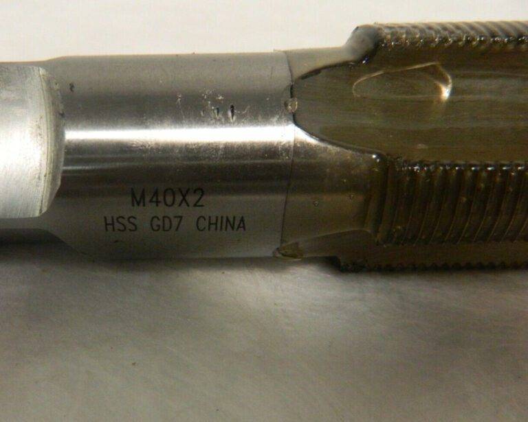 Interstate M40 x 2 HSS RH 4 Flute Straight Flute Hand Tap 09037052
