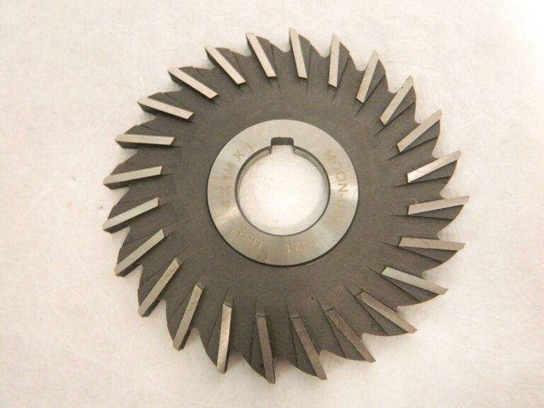 Moon Cutter 4″ Diam x 1/4″ Face Width Straight Tooth Side Milling Cutter SM4250