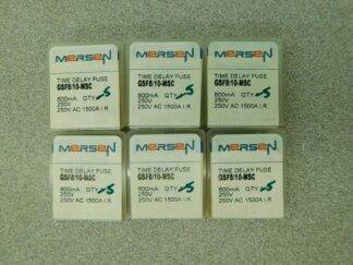 Mersen Time Delay Miniature Ceramic Fuses 6 Packs of 5 250V 0.80A GSF8/10