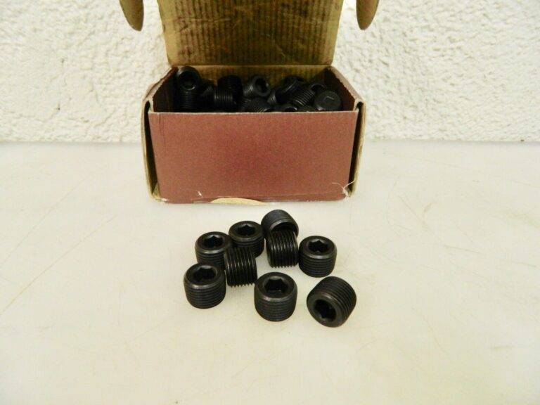 Brighton 100ct Best Alloy Steel Socket Pressure Plug 3/8-18 13/32" OAL 12008