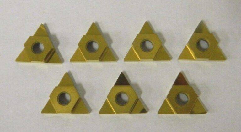 ETCO Carbide Turning Inserts Grade C2T TGR-4-.093 pack of 7