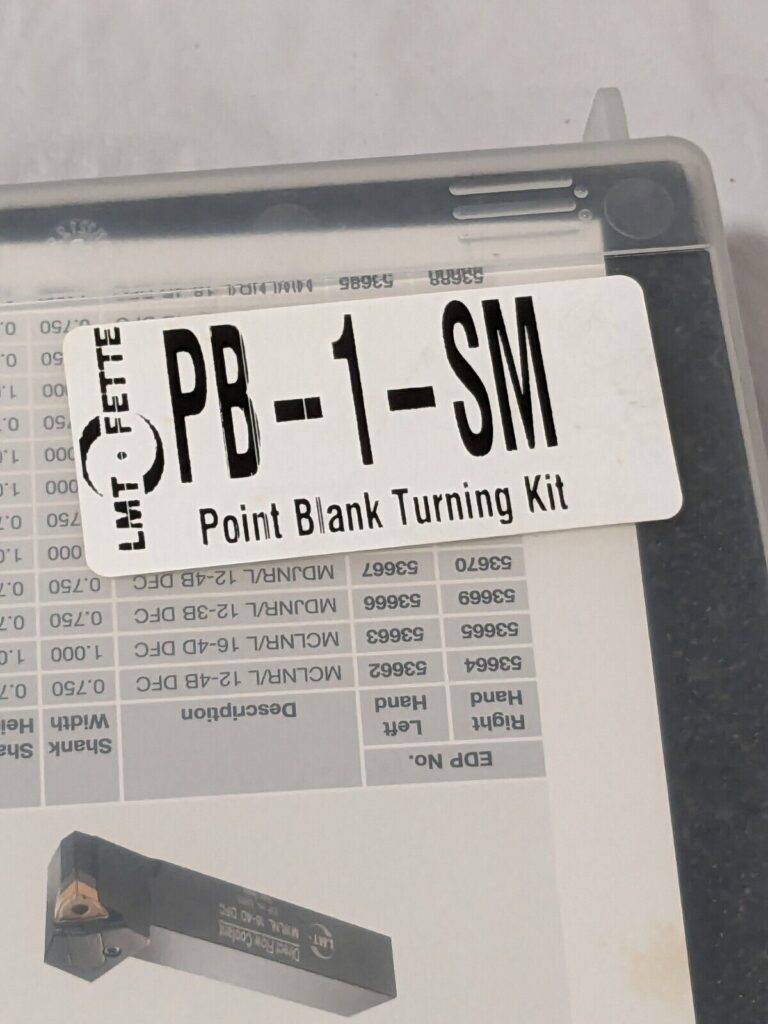 LMT Fette POINT-BLANKTM Direct Flow Coolant Turning PB-1-SM