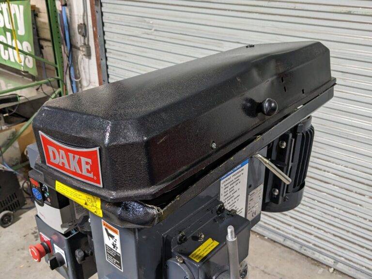Dake Floor Drill Press 18" Swing 3MT 68 - 1380 RPM 1.5 HP 110v 977701V Damage