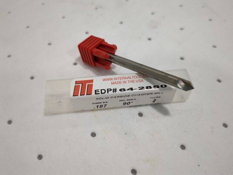 INTERNAL TOOL Chamfer Mill: 3/16" Dia carbide Single End 2fl 64-2850-C