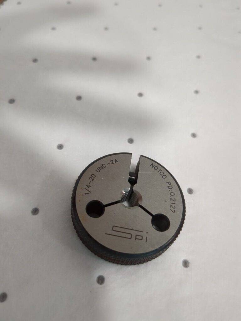 SPI Threaded Ring Gage: 1/4-20 Thread, Class 2A no go 23-151-4