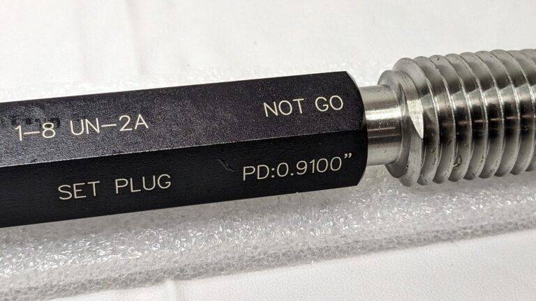 SPI Truncated Taperlock Gage Go & No Go 1-8 UN-2A 23-206-6