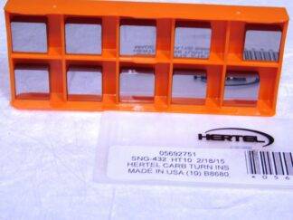 Hertel Carbide Turning Inserts SNG432 Grade-HT10 05692751 box of 10