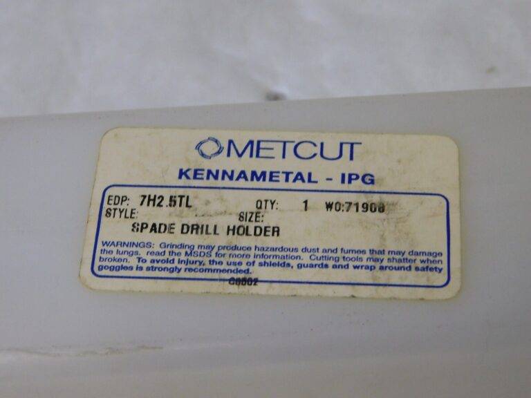 Metcut 3MT Taper Shank Spade Blade Holder 1.187”-1.380” Dia 14.19” OAL 7H2.5TL