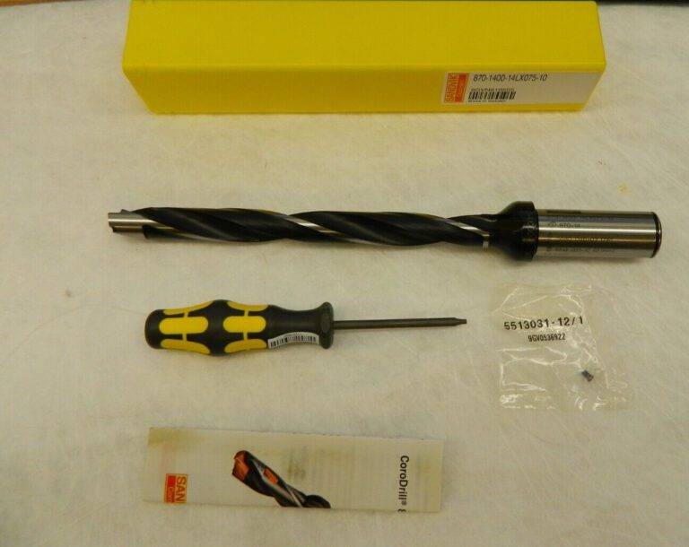 SANDVIK COROMANT Replaceable Tip Drill 14-4.99mm Drill Dia Flange Shank 6341285