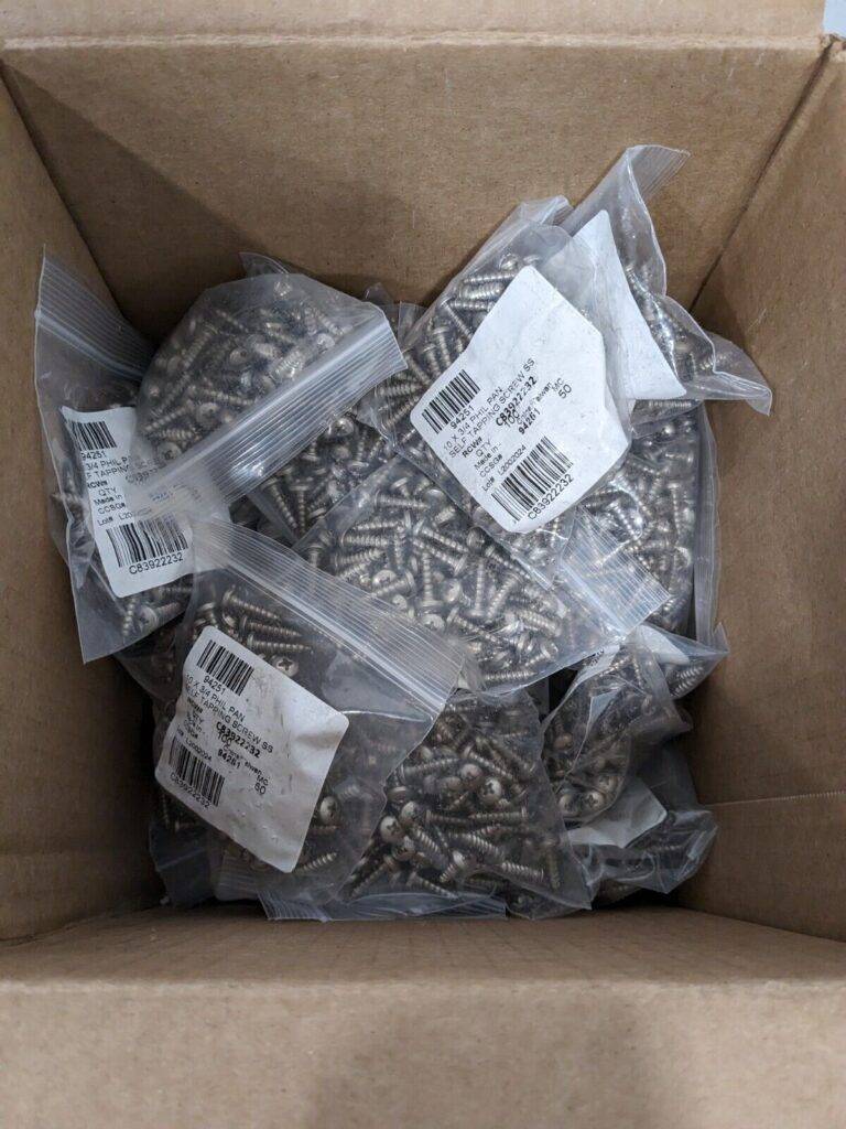 Sheet Metal Screw: #10, Pan Head, Phillips Drive, 3/4" LUH Qty 2000 B83922232