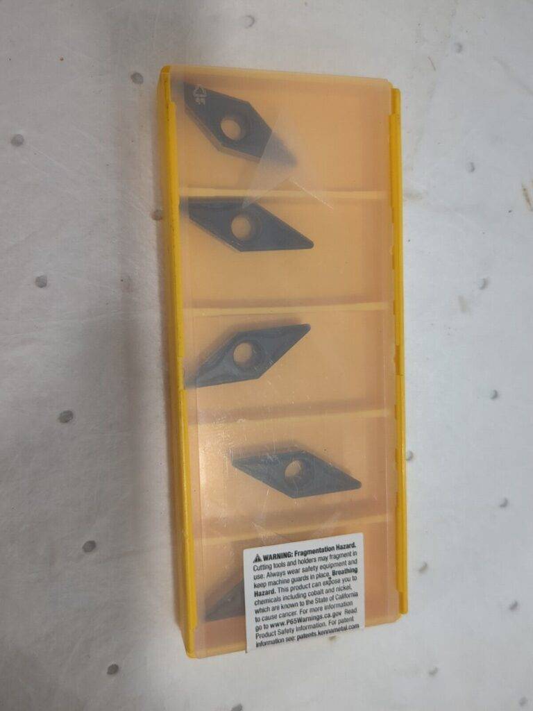 KENNAMETAL Turning Insert 5pk: VBMT332FP KCP25C, Carbide 7026560