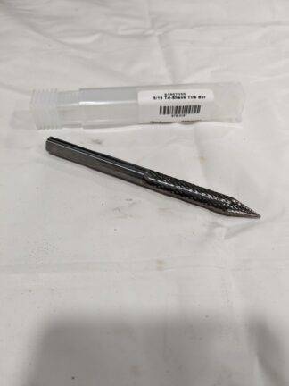 Abrasive Bur: 5/16" Cut Dia, Cylinder with Plunge Point, Tire STB-016T