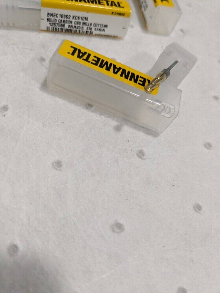 kennametal 5pk Ball End Mills 7/64″ Dia 3/8″ LOC 2 Fl Solid Carbide 1257558