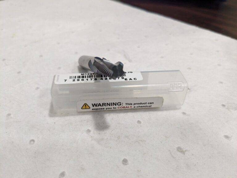 VARGUS Helical Flute Thread Mill: M12x1.75 Solid Carbide 80913