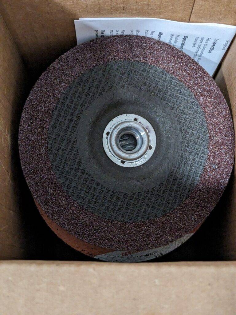CGW Depressed-Center Wheel: Type 27, 6" Dia, 1/4" Thick Qty 10 45040